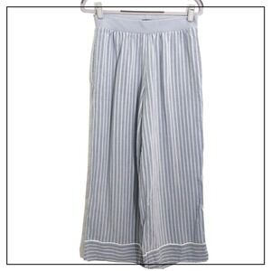 ATM Anthony Thomas Melillo Women Pants S Lyocell Crop Wide Leg Nautical Coastal